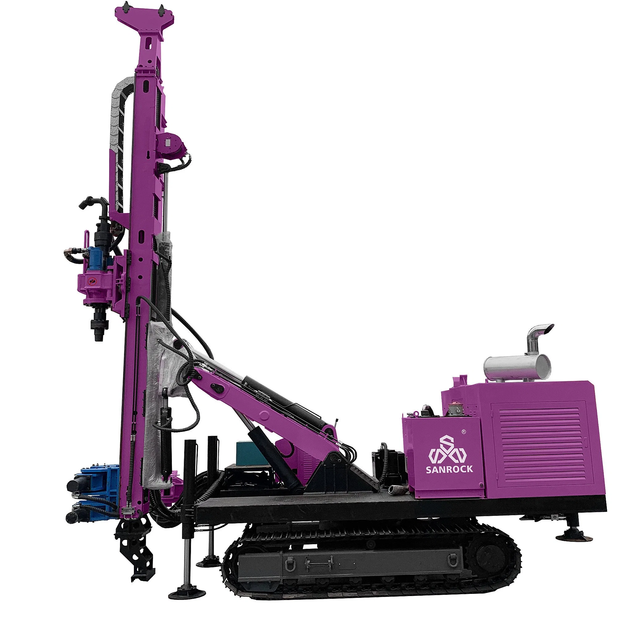 RC Drilling Machine Hydraulic Bore Hole 300m Depth Reverse Circulation Drilling Equipment