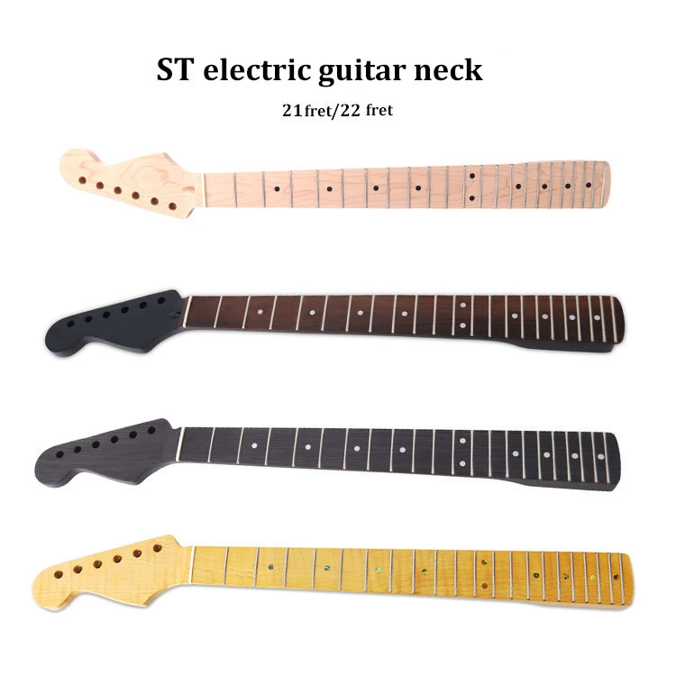 Wholesale/Supplier Custom 22 Fret Semi Finished St Electric Guitar Neck for Guitar Neck Kit