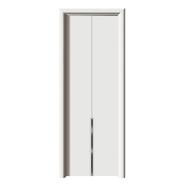 China Suncity Single Solid Wooden Bathroom Melamine PVC Interior Room WPC Doors