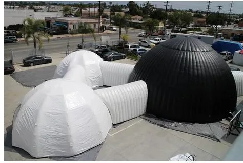 2023 tenda da cúpula do sol insuflável gigante para eventos ao ar livre