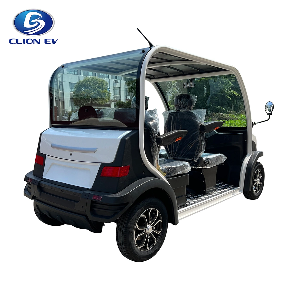 Multi-Functional 4 Passenger Electric Utility Vehicle Sightseeing/Security Patrol Car