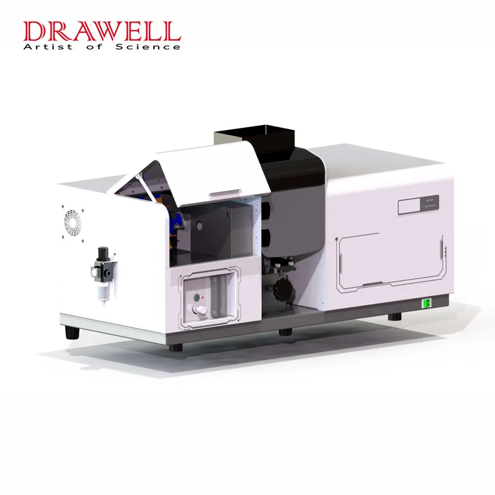 8 Posição da lâmpada de Metal Automática Aas máquina de ensaio Ouro Mineral Espectrofotómetro de absorção atómica de chama