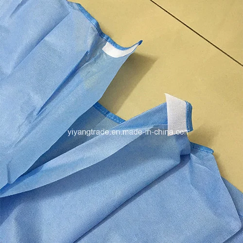 Stelized Disposable Nonwoven Doctor Surgical Gown for Surgery