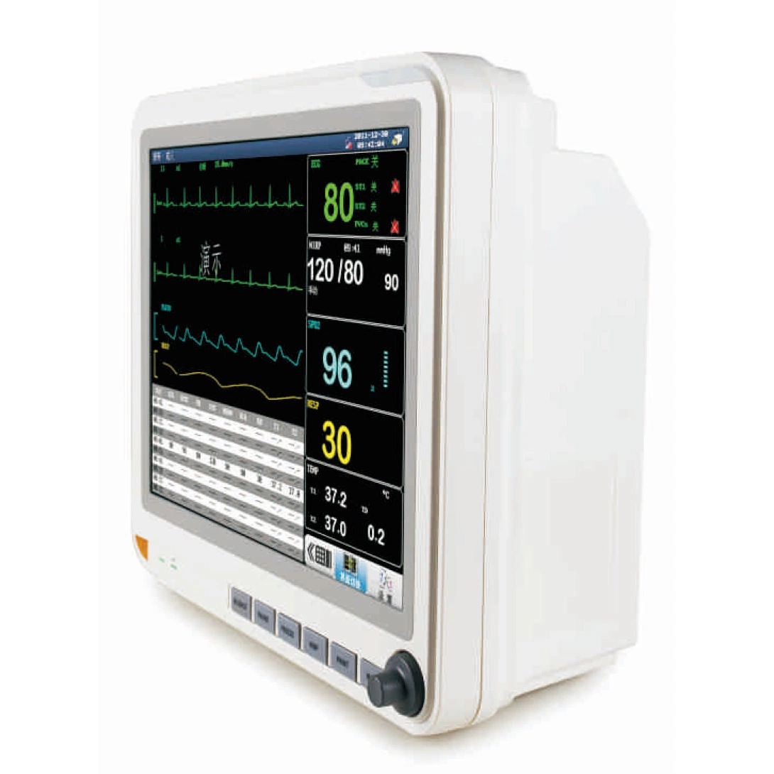 Hm-8000H, de 15 pulgadas portátil Multi-Parameter médicos de la máquina del monitor de paciente