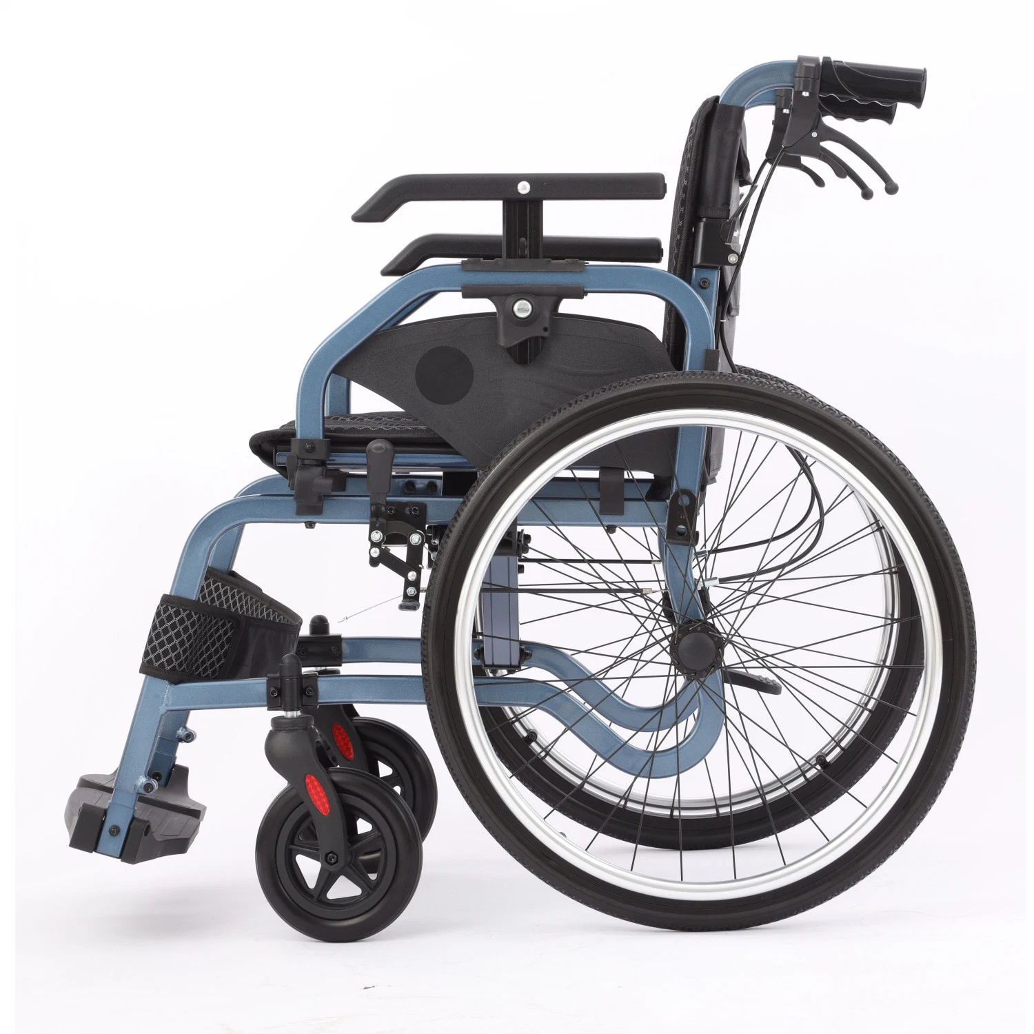 Good Quality Active Transport Chairs Ultra Lightweight Folding Wheelchair for Disabled