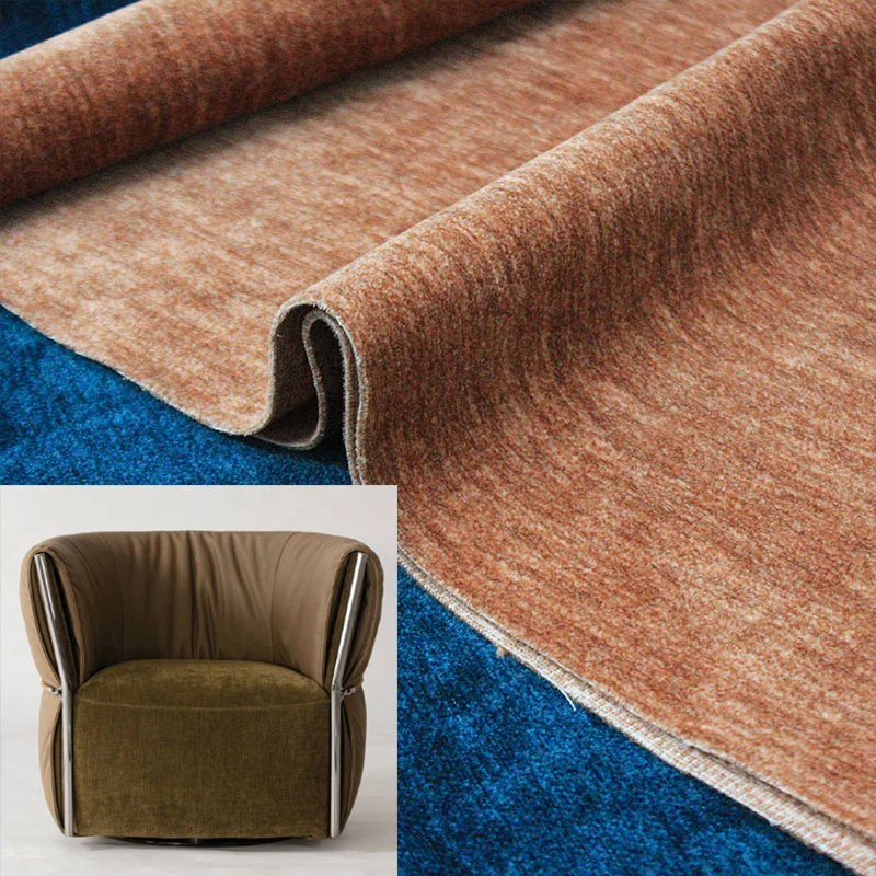 Casa em tecido de chenille algodão entrançado Sofá tecido para móveis de poliéster Cadeira de escritório cortina