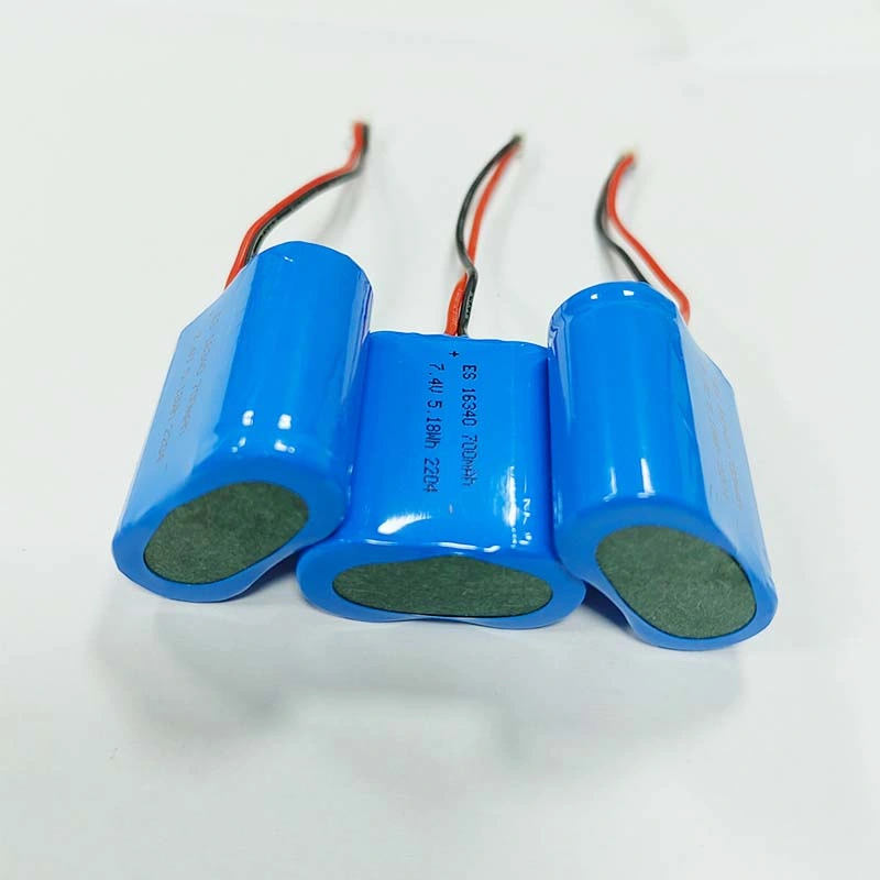 Lithium-Ionen-Akku mit 16340 2S 700mAh Li-Ionen-Zellen Paket