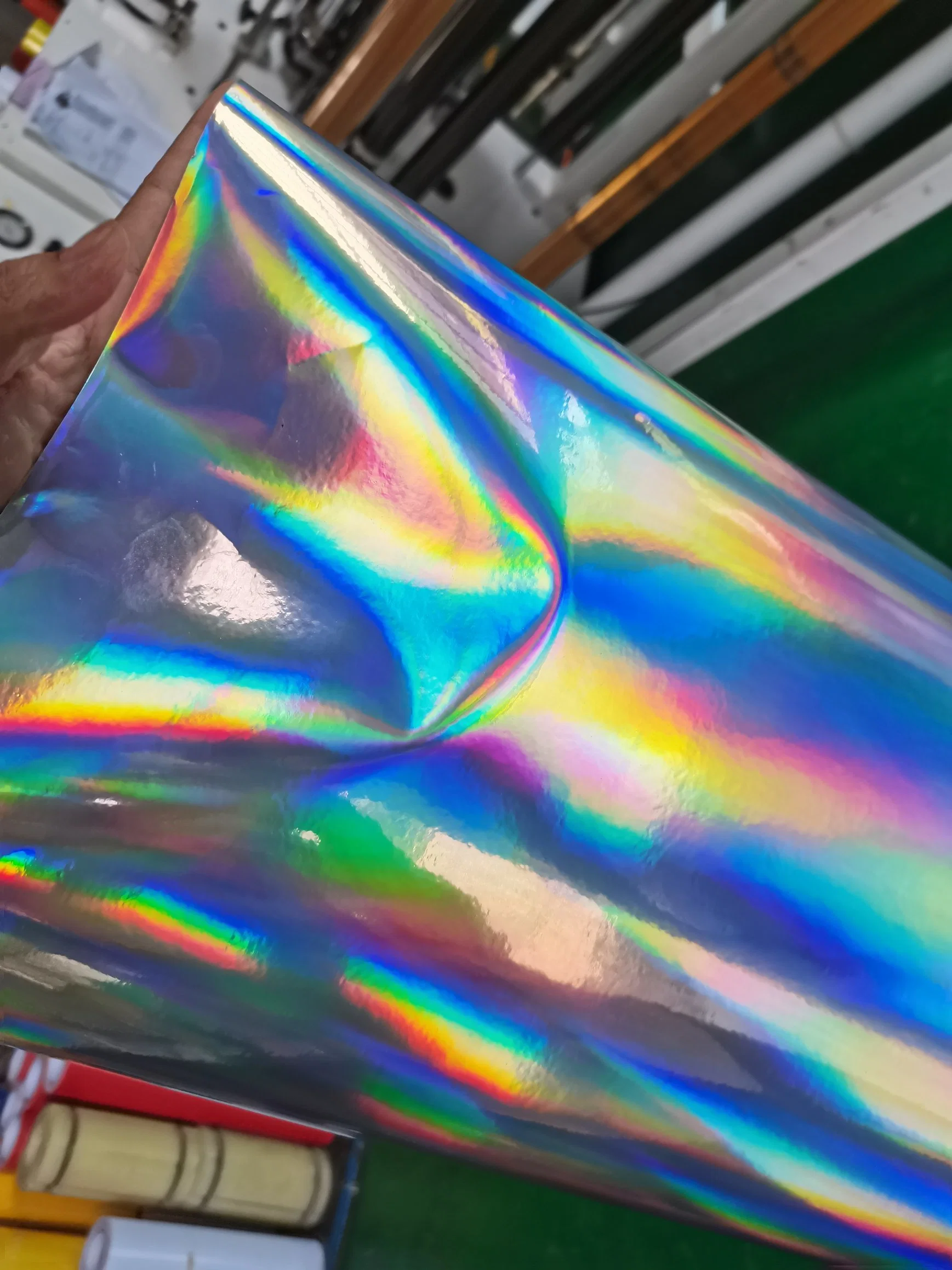 Imprimible Eco-Solvent Autoadhesivo holográfico láser Vinilo adhesivo de vinilo holográfico de adhesivo con pegamento fuerte