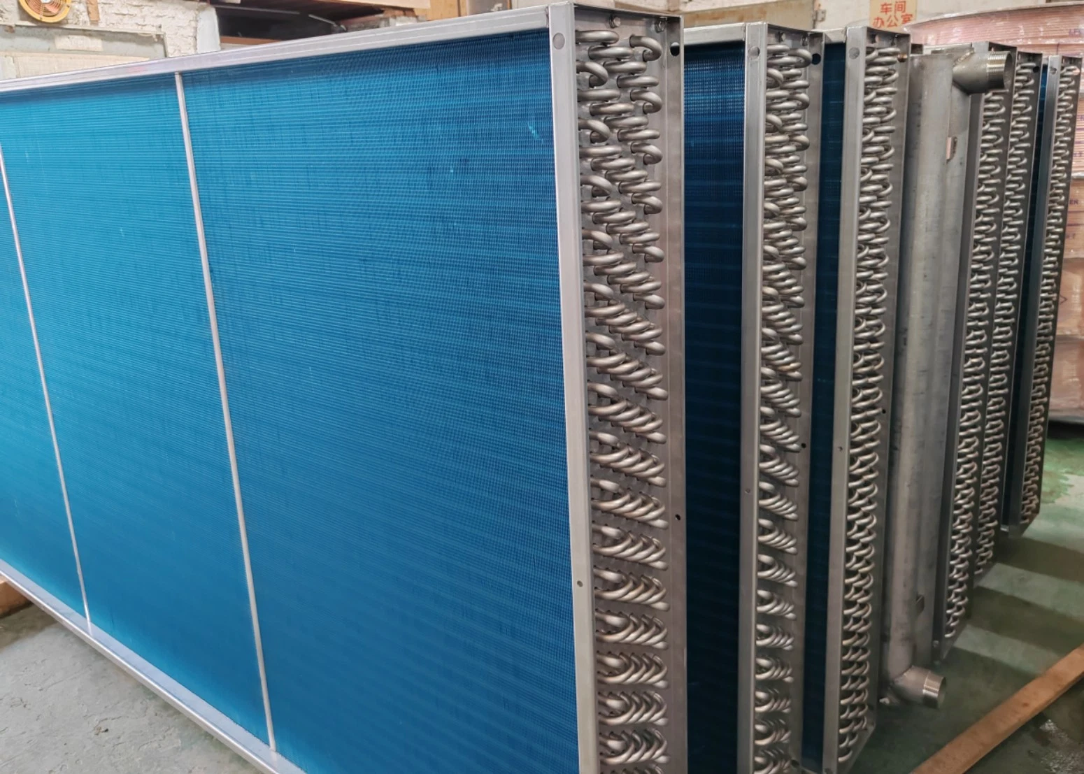 Air Cooled Radiator for Ethylene Glycol Refrigeration System Coil