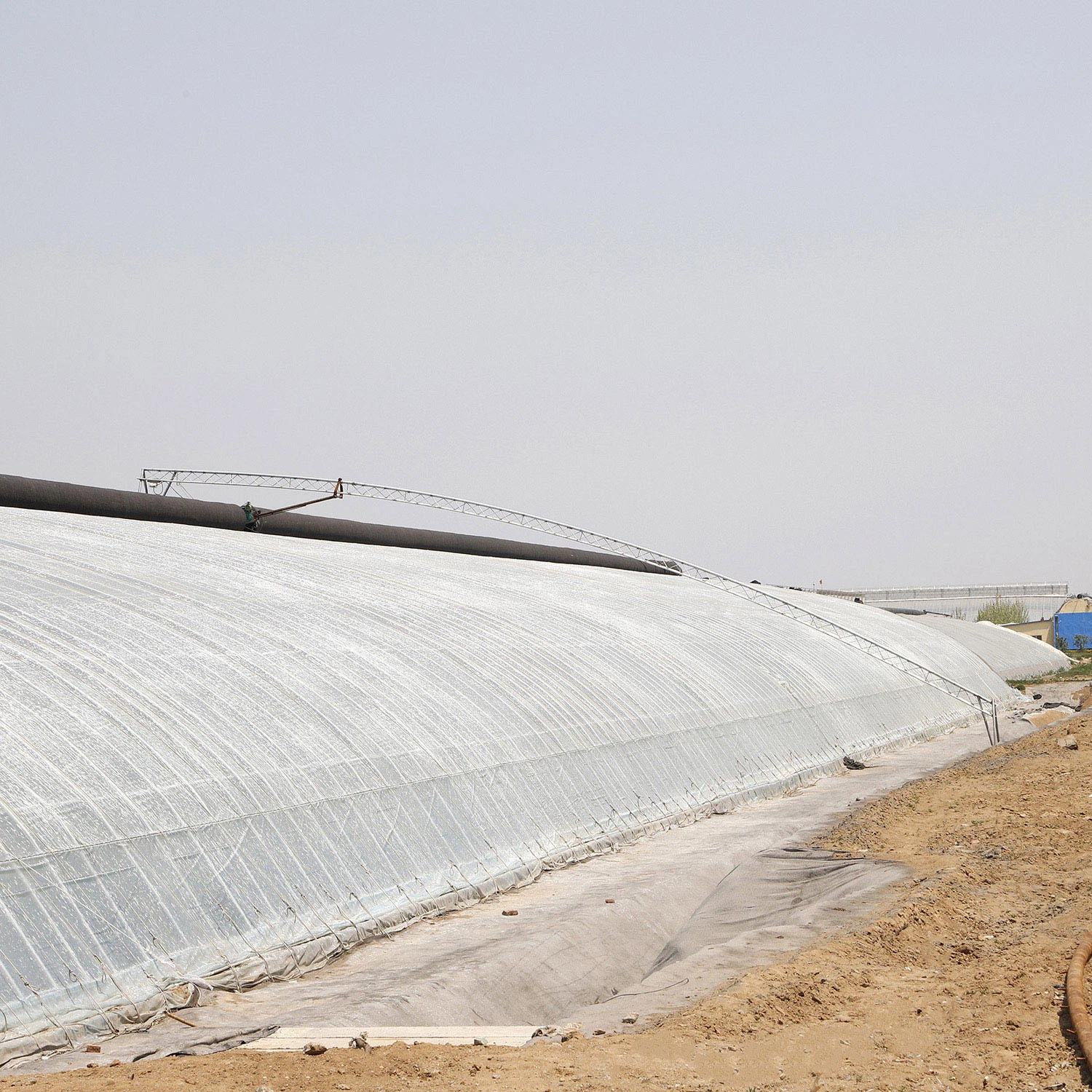 Economic Soil Wall Solar Greenhouses Prefabricated for Anti-Season Vegetable Cultivation