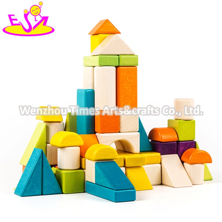 New Design Best Educational Building Blocks Wooden Construction Toys for Kids W13A131