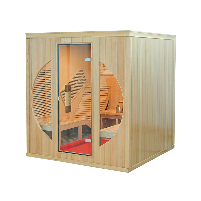 Habitación Familiar de Lujo de Madera sólida Sauna de vapor seco Para 2 personas