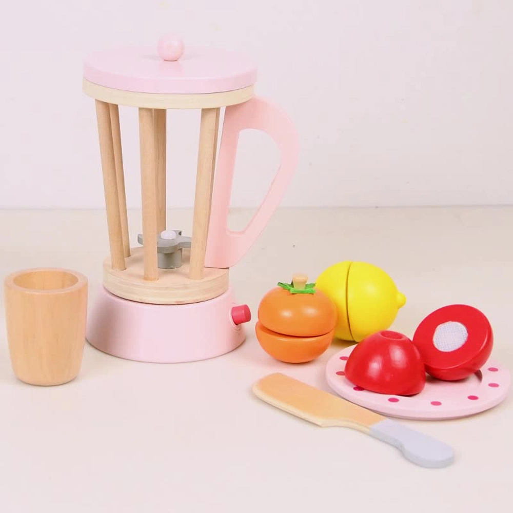 Les enfants en bois, jus de fruits de la machine de cuisson de Simulation de machine, machine à café, machine à pain, four à micro-ondes, une Cuisine Jouets