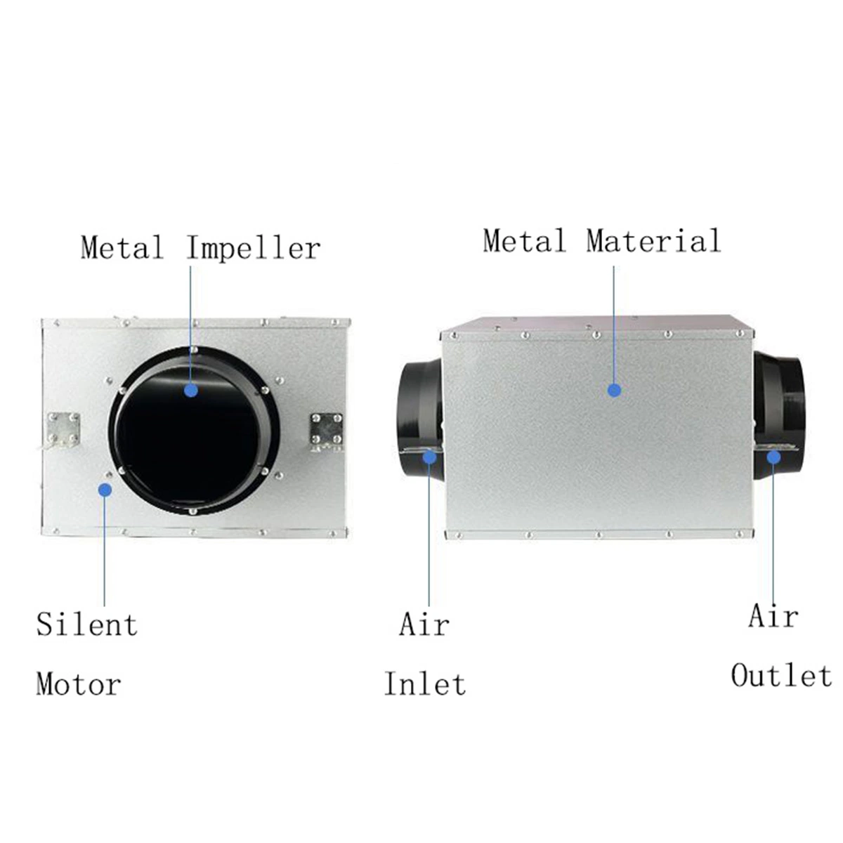 Home Eco Heating System Heat Recovery Temp Exchange Ventilation Energy Recovery Ventilator