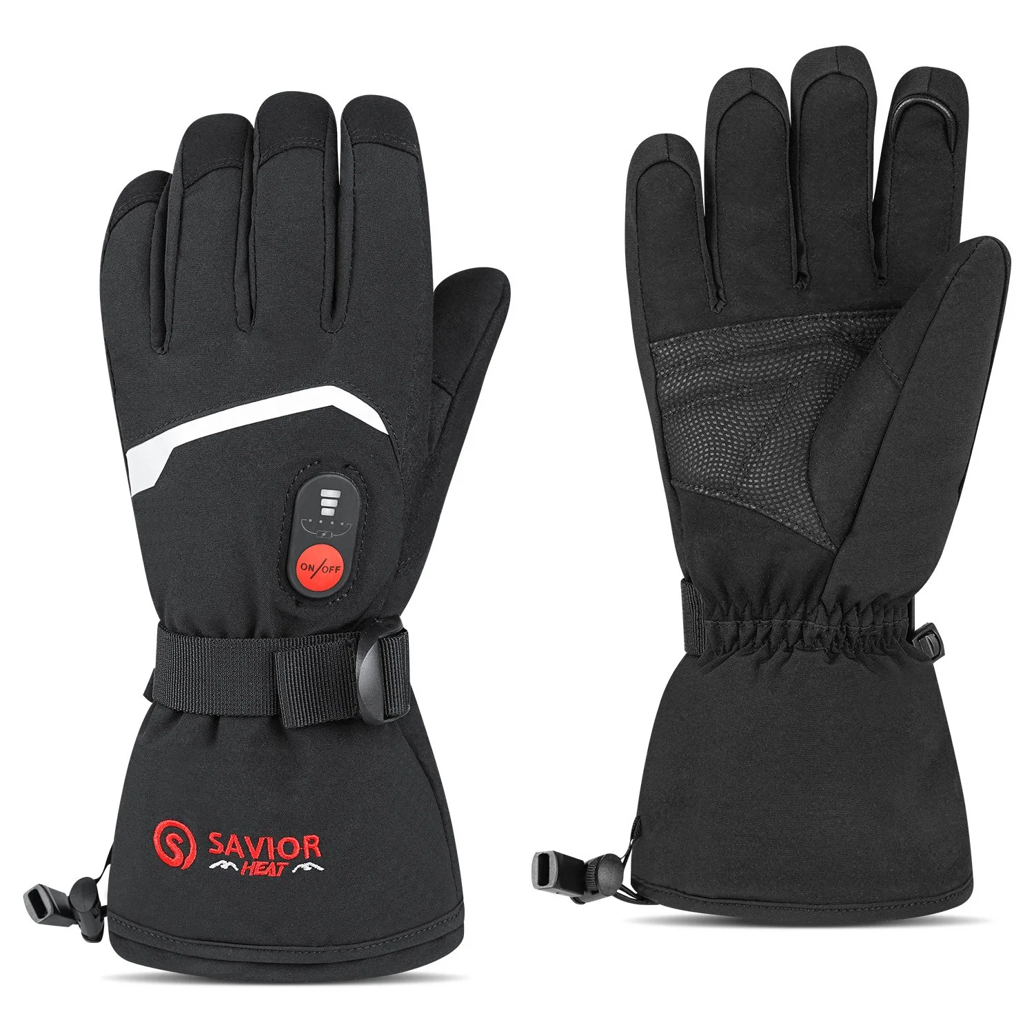 Pantalla táctil de invierno alimentado con batería fina Sulate climatizada Guantes de ski Snowboard recargables USB Calefacción calor GL