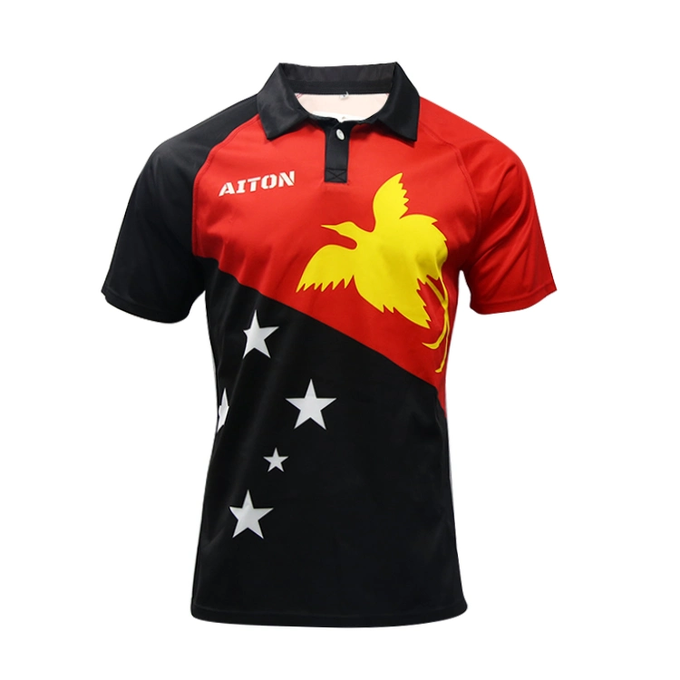 Top Sell Sublimation Custom 100% Polyester Rugby Jersey