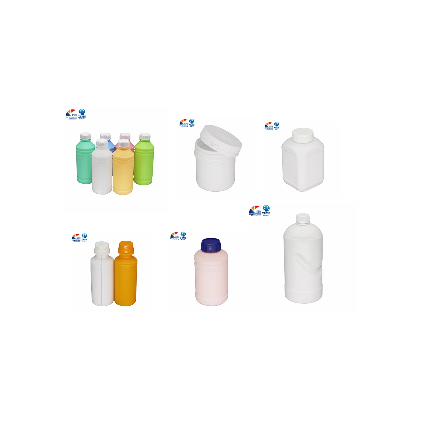 Multi-Purpose PE Plastic Bottle Manufacturer Wholesale/Supplier White Agricultural Round Bottle Plastic Bottle Daily Chemical Packaging Bottle 1000ml