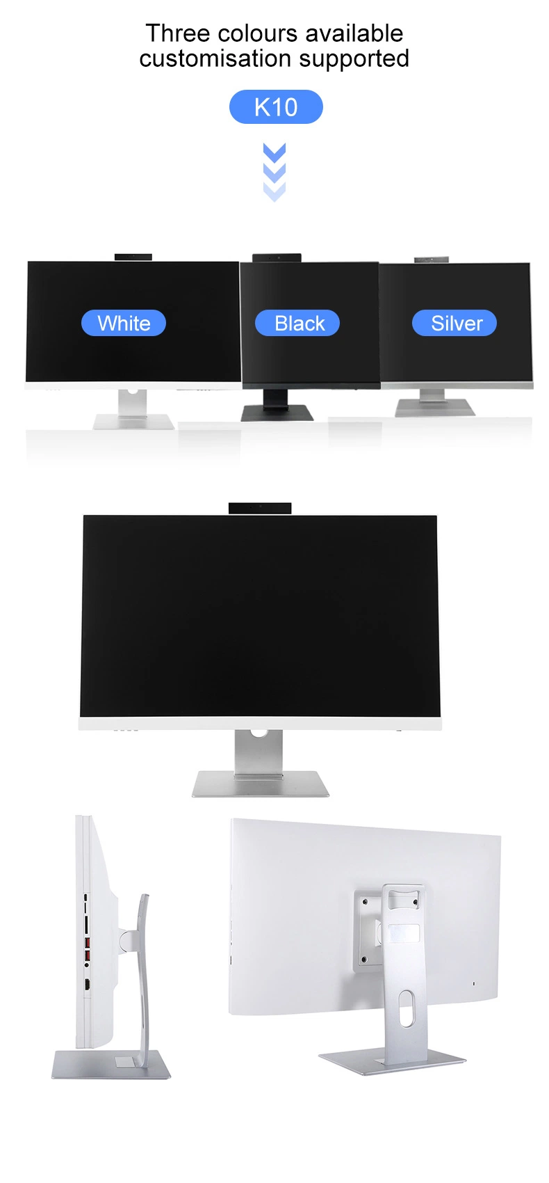 Aio PC Meeting Room Industrial Interactive Capacitive Touch Panel WiFi USB-C Bluetooth