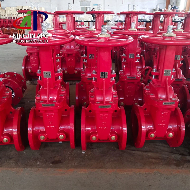 UL/FM Ductile Iron Pn16 Flange OS&Y Gate Valve with Tamper Switch