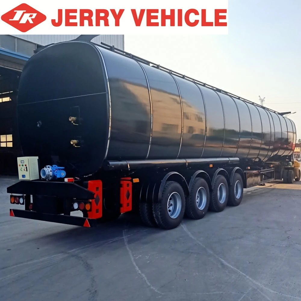 2023 New 3/4 Axle 45000/50000L Asphalt/Pitch/Bitumen/Fuel Storage Tanker Truck Trailers for Asphalt/Pitch/Bitumen Transport Tanker Semi Trailer