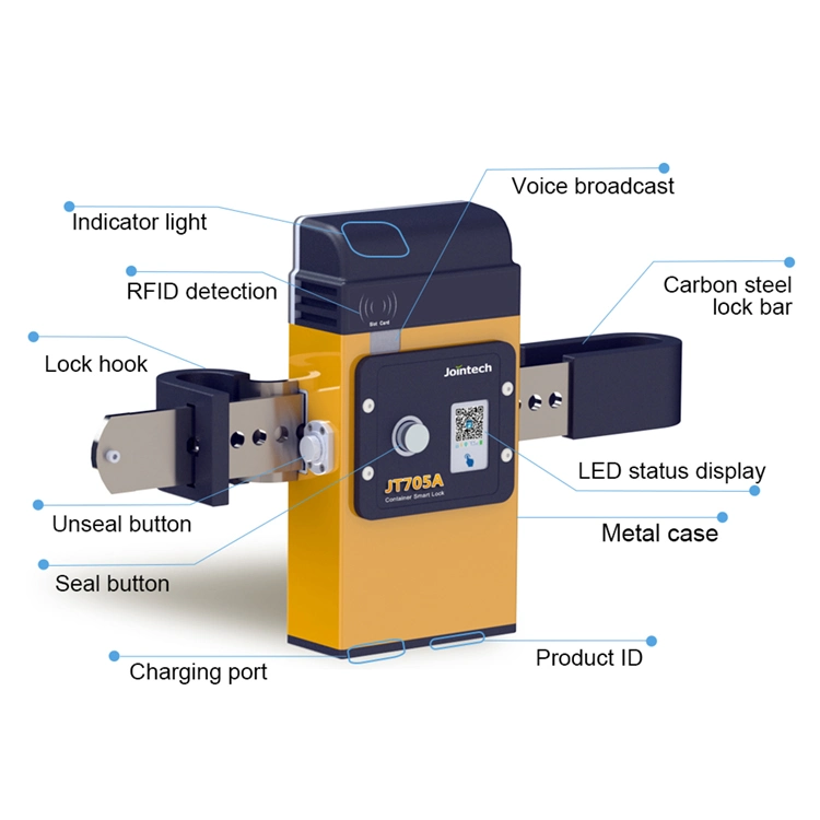 High Transportation Security GPS Seal Lock Jointech Jt705A