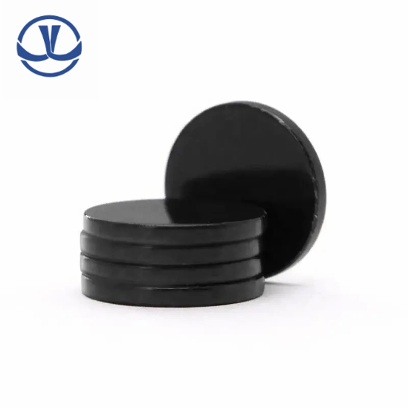 Hot New Low Price Manufacturer Direct Selling Magnetic Materials and Round Epoxy Plated Black Magnets Magnets