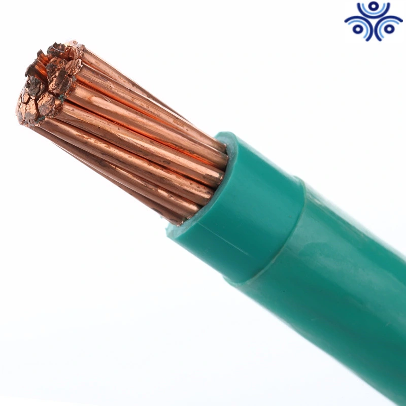 Flame Retardant Thwn2 Cable 3/0AWG Wire Solid 4AWG #2 PVC Insulated Thhn