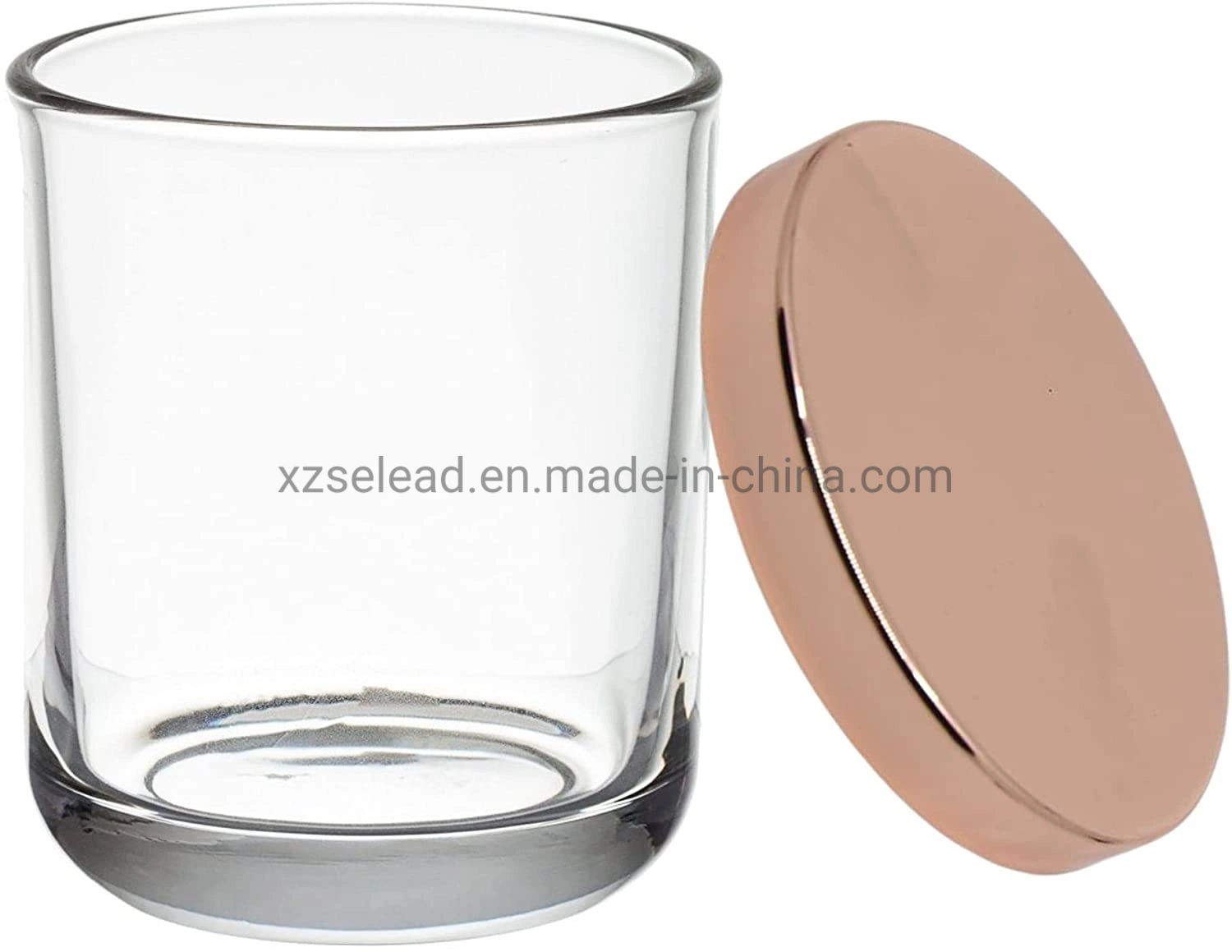 Glass Jars and Lids for Candle Making 8.5oz Glass Candle Jars and Holders with Metal Lids for Candles Diffuser Bottle