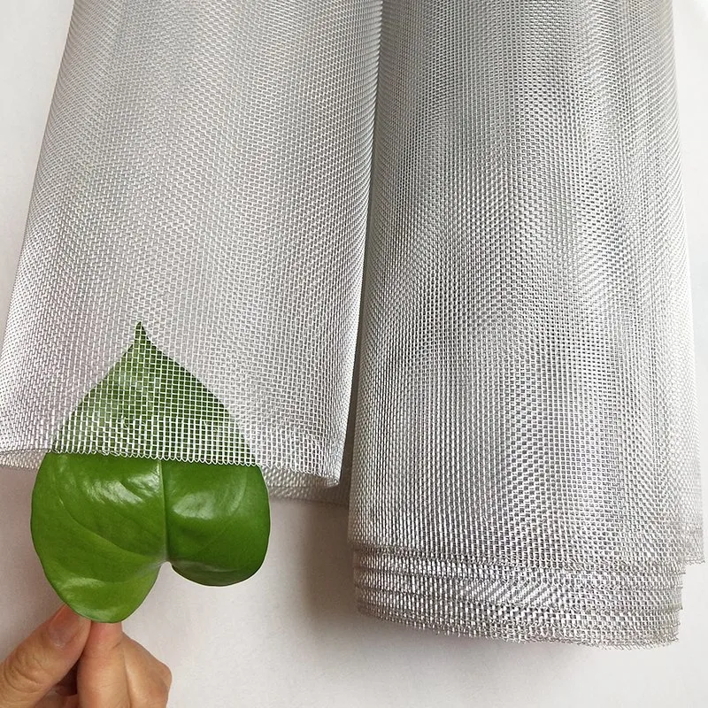 Silver Bright Aluminum Alloy Window Roll up Screen, Mosquito Net