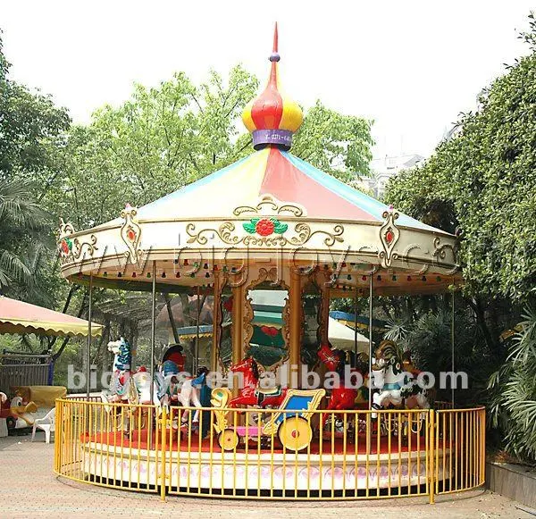 Amusement Park 16 Seats 24 Seats Fairground Attractions Merry-Go-Round Carousel Ride for Sale