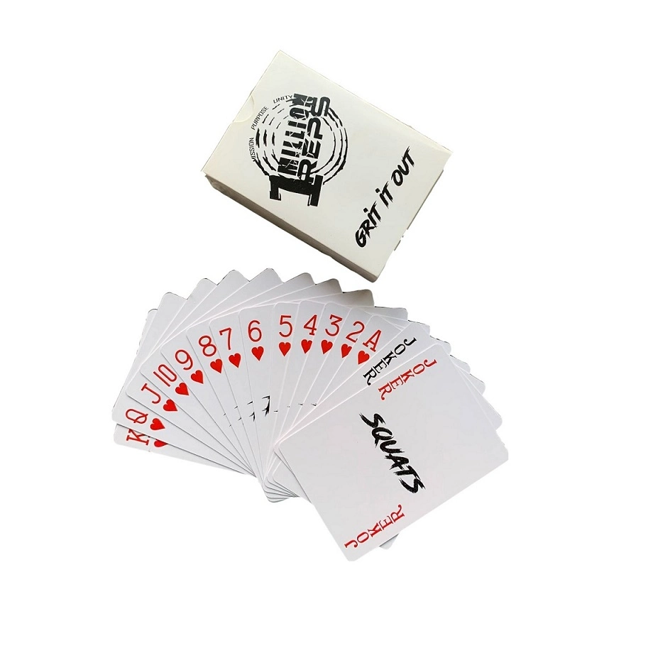 presente de promoção de Impressão CMYK Loja cartões de Poker jogo de tabuleiro de papel comercial titulares do cartão a jogar póquer de papel