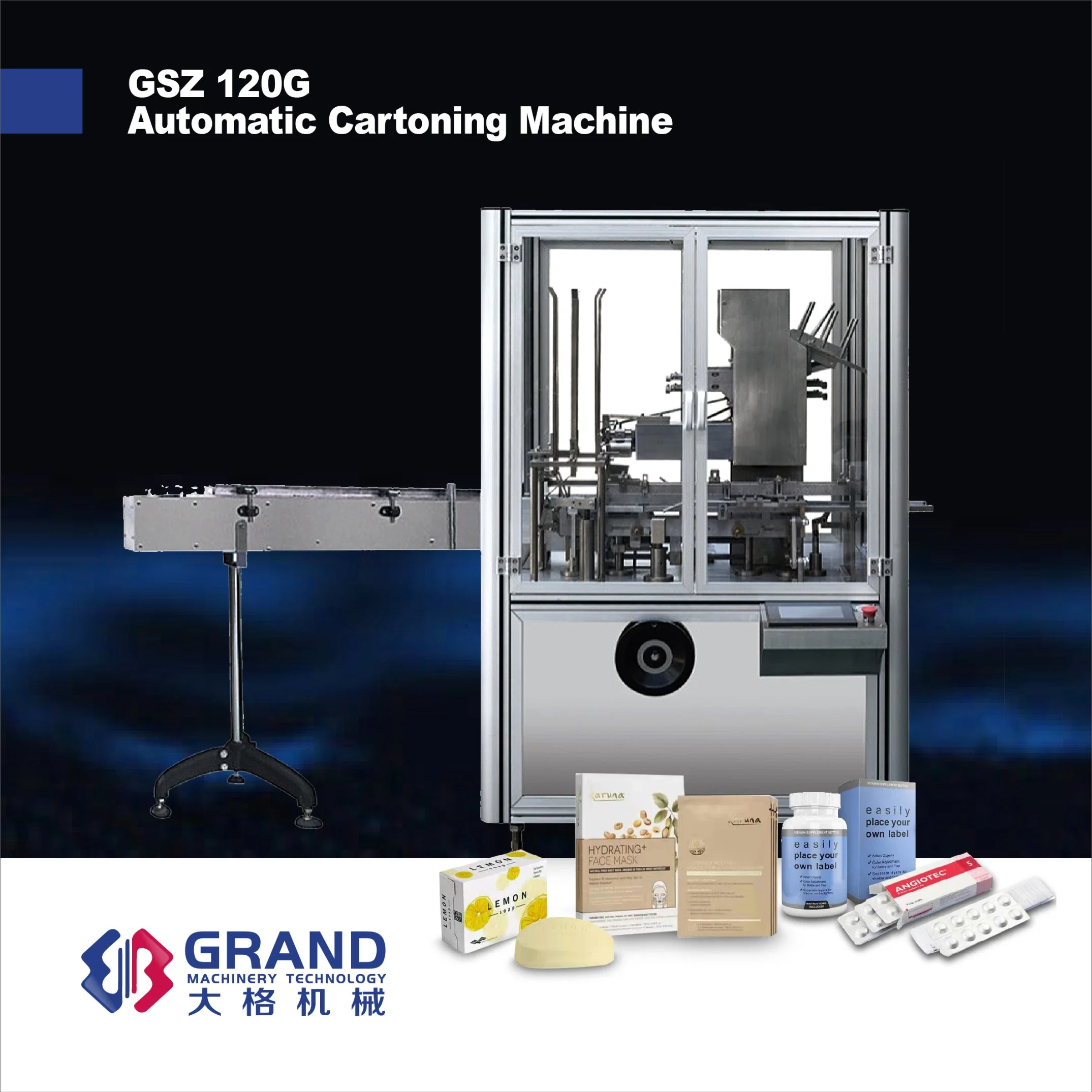 Automatic Food Pharmaceutical Products Box Packing Cartoner Box Packing Cartoning Packaging Machine