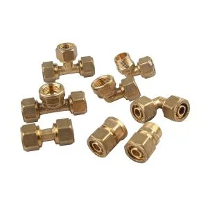 Asb Wall Plate Brass Elbow Female Compression Fitting Press Pipe Union and Hardware Accessories