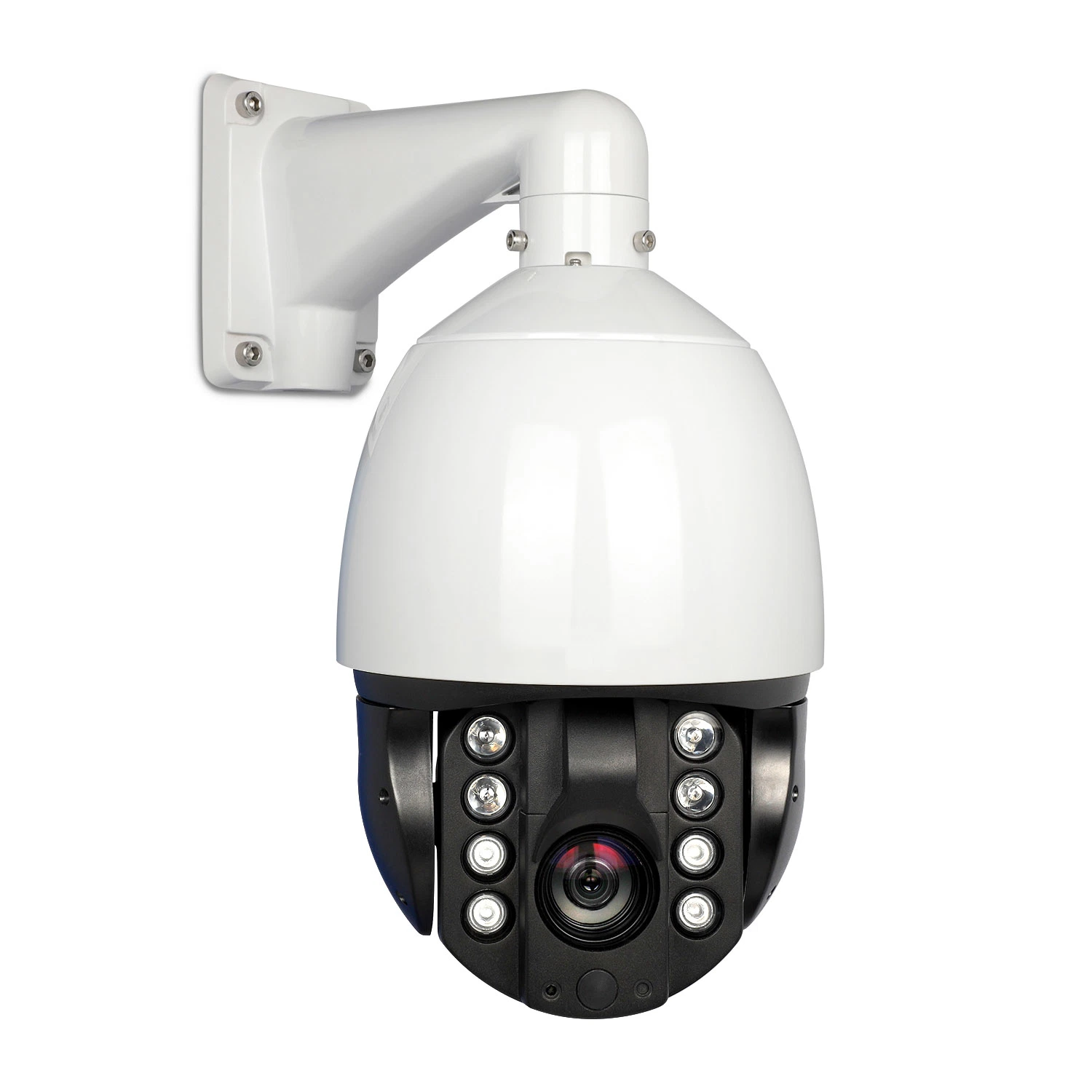 2 MP 30X zoom optique laser IR IP66 IK10 Air Wiper Caméra de surveillance PTZ extérieure étanche