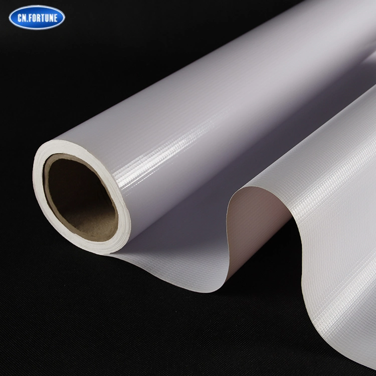 High Strength Frontlit Printing Materials Hot Laminated PVC Flex Banner Roll for Outdoor Advertisement