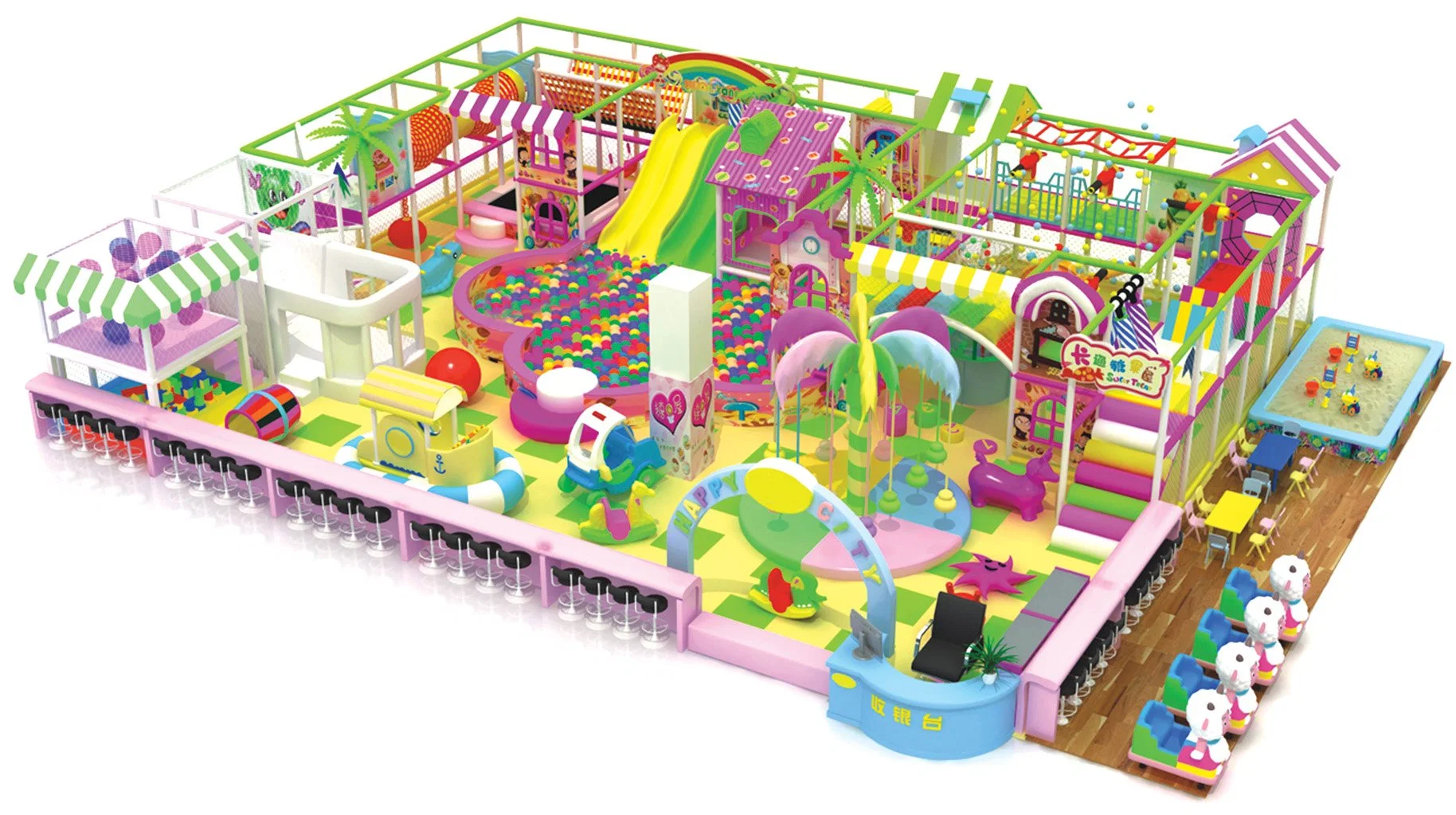 Fashion Funny Indoor Playground for Sale (TY-17720)