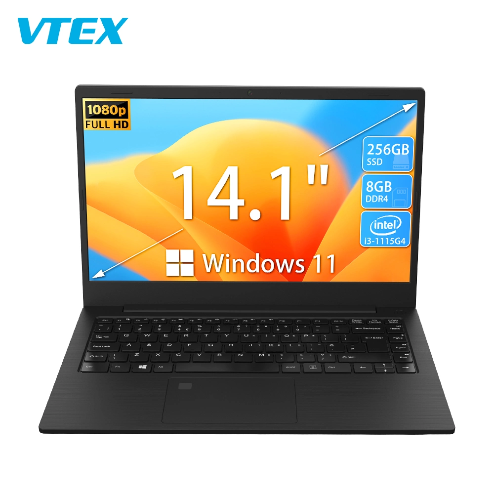 Wholesale 14.1 Inch Full Plastic Case Laptop Win11 I3-1115g4 6000mA 4G LTE 5g WiFi Bt4.2 Mini Personal & Home Laptops