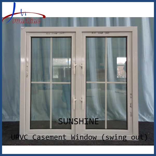 High quality/High cost performance  Customizable Double Glaze UPVC/PVC Glasscasement Windows