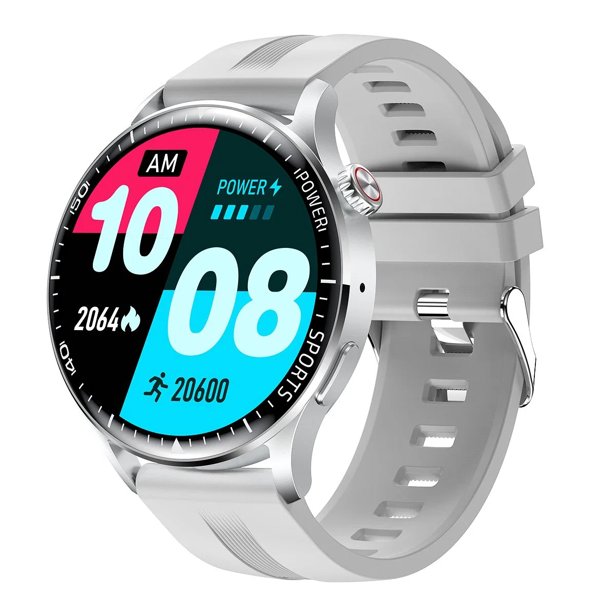 Deportes multifuncionales Moda Smart Watch pantalla grande Bluetooth Teléfono llamada Chicas mujeres Hombre muñeca Relojes Smartwatch