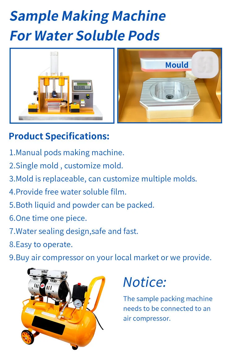 Polyva Water Soluble Packing Machines Manufacturer Detergent Pods Other Packaging Machines