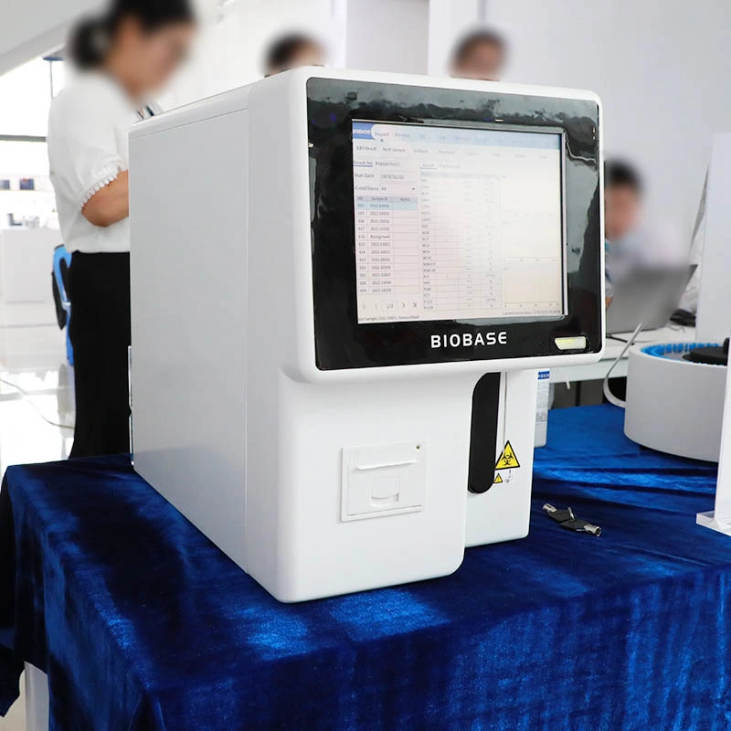 Biobase China Automated Open System Human 3-Part Hematology Analyzer Cell Blood Counter