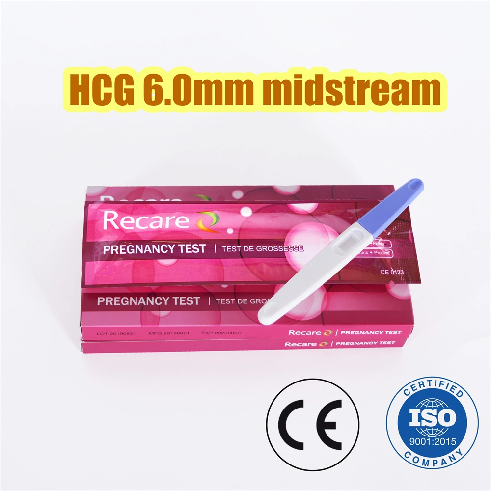 Medical Supply Pregnancy Test Midstream Health Care for Home Use HCG Pregnancy Test