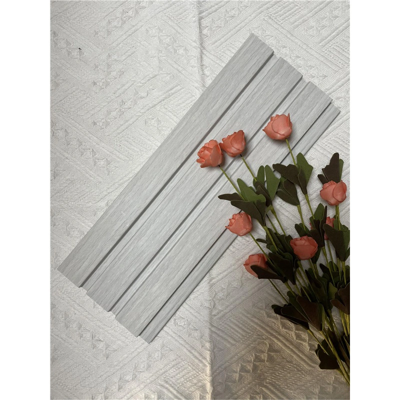 Factory Mildew Proof Background Board Composite Cladding PS Fluted Wall Panel