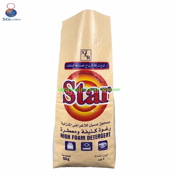 Fábrica de envases laminados revestidos de polipropileno grs SGS Approved Flour Sugar Arroz soja Café frijol Raffia Sack Embalaje 5kg 10kg 25kg 50kg Bolsa de tejido PP