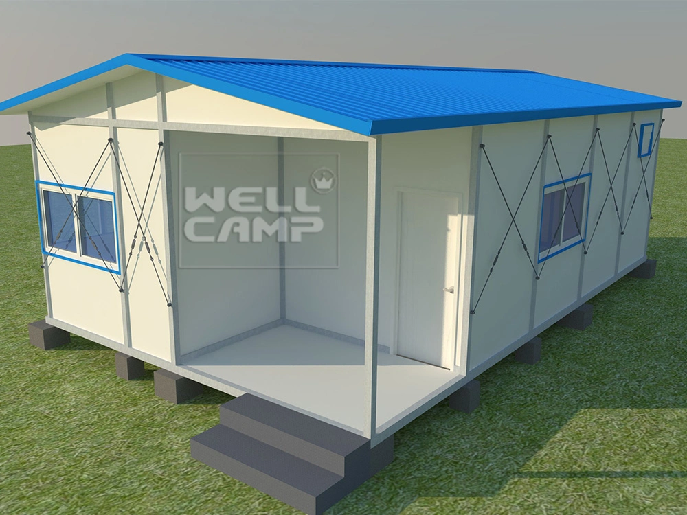 Wellcamp Prefab Refugiados Casa Família Modular/ Alojamento do trabalhador