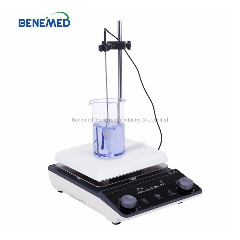 High Temperature Digital Display Electric Magnetic Stirrer with Heating Function