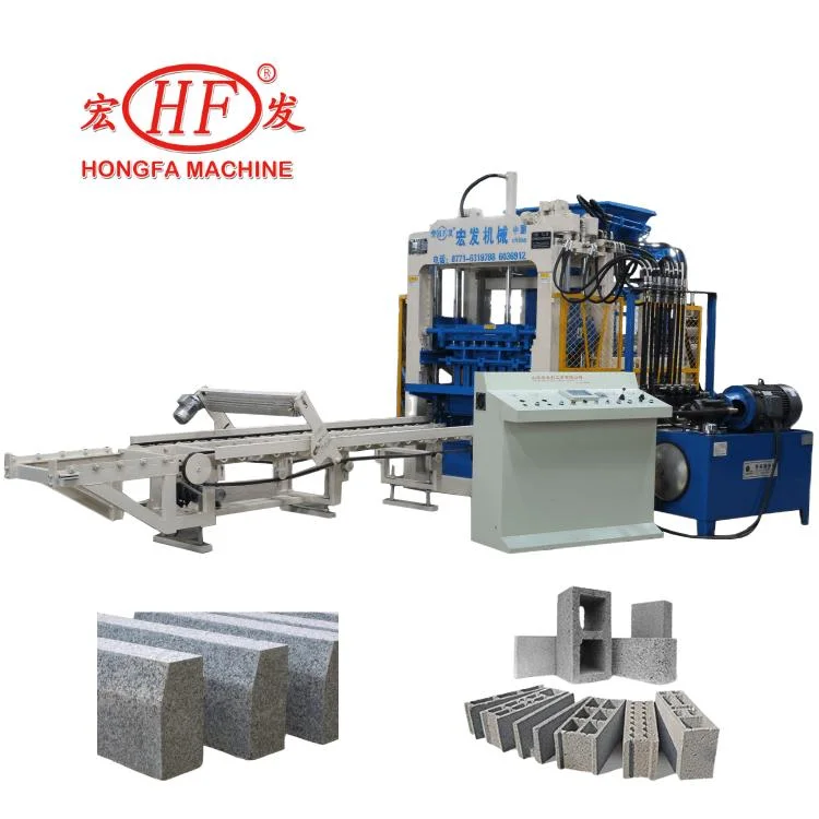 Hydraulic Automatic Brick Making Machine Cement Concrete Block Machine Interlocking Brick Road Floor Brick Production Line Equipment