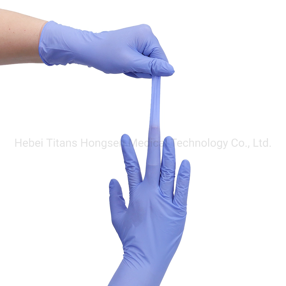 Titanfine High quality/High cost performance  Wholesale/Supplier Factory Supply Disposable Medical Nitrile Gloves for Single Use