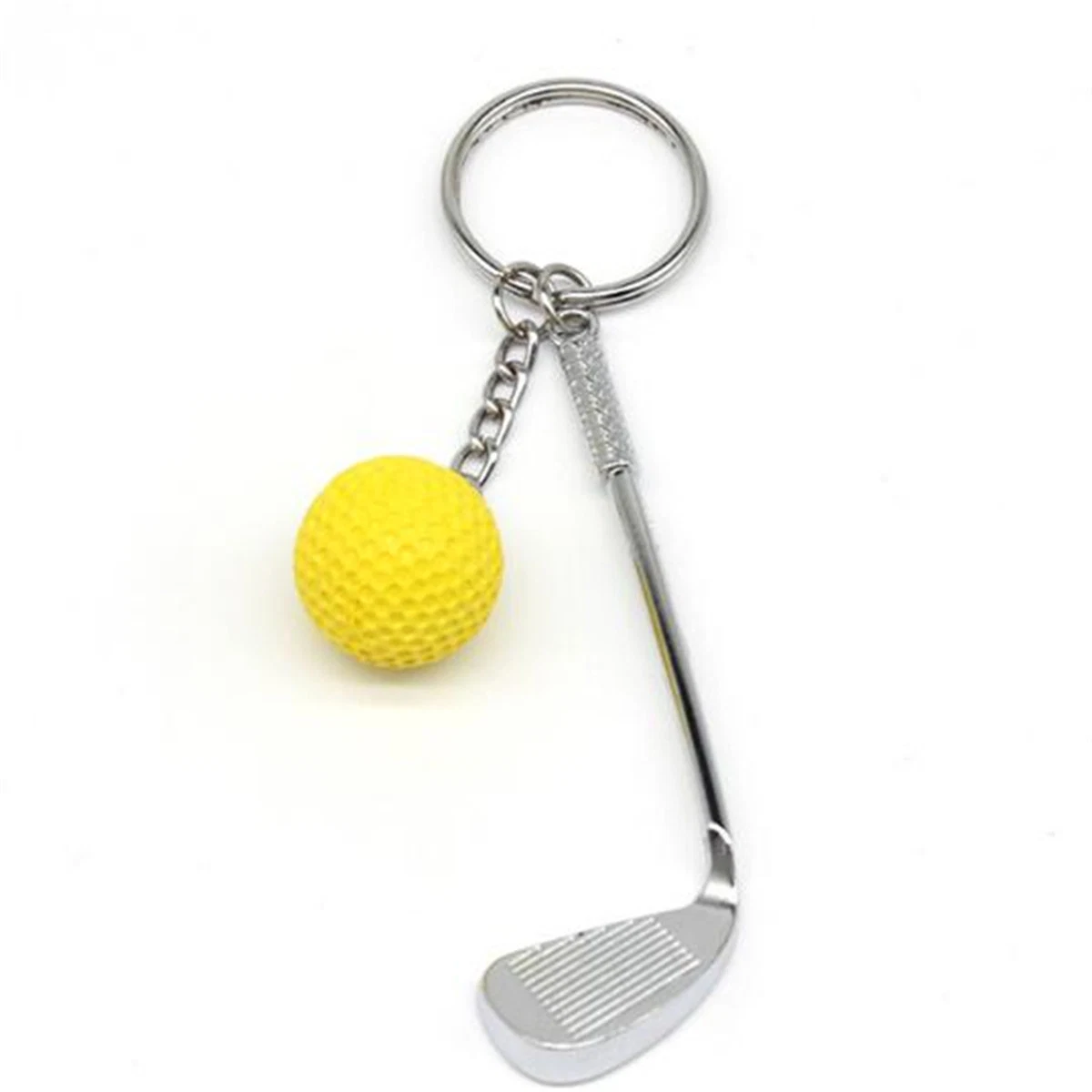 Llavero de golf con colgante de metal de recuerdo de juegos