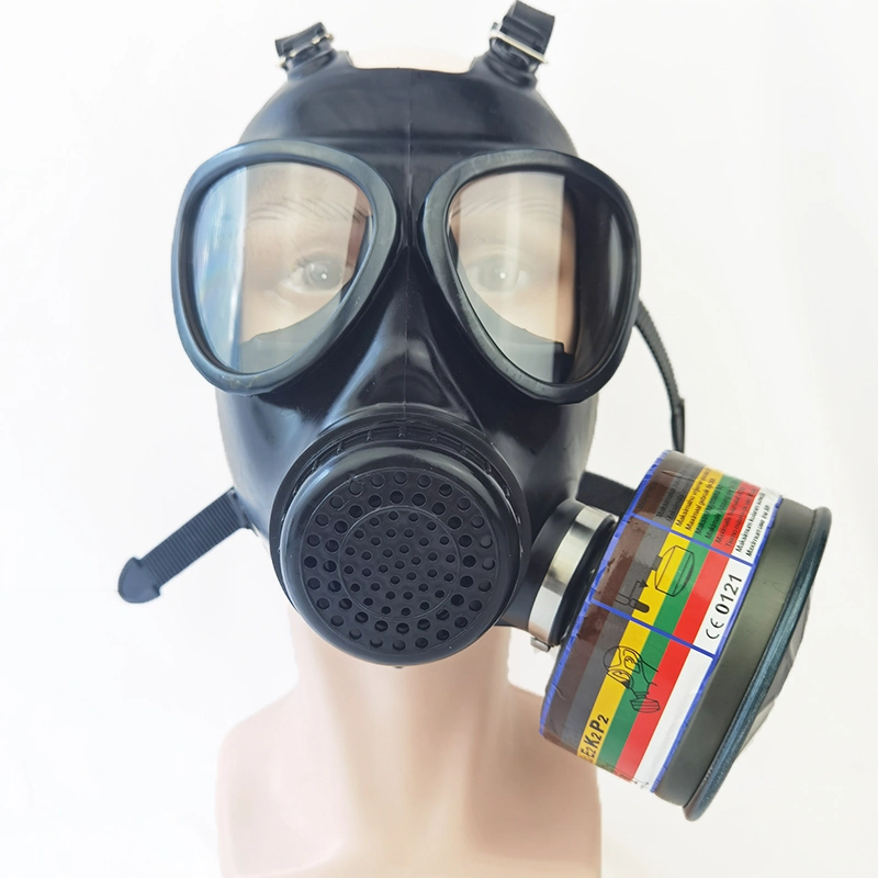 Quartos Duplos confortáveis Respirador Filtro Qbrn de equipamentos de proteção M80 máscara de gás